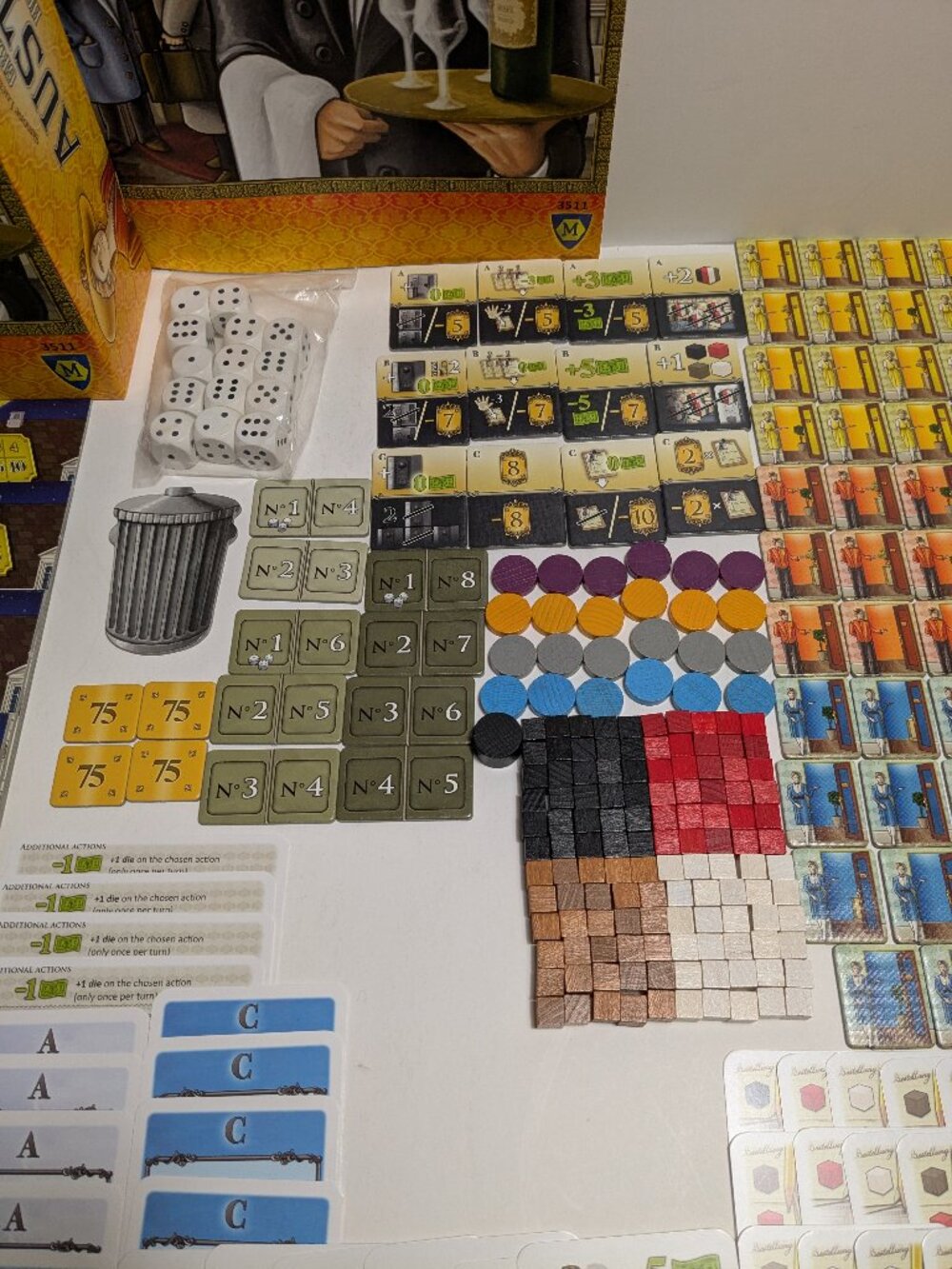 Grand Austria Hotel Board Game Complete Strategy Economic Resource Management - Picture 6 of 16